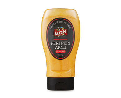 Peri Peri Aioli 360g or Tomusto Sauce 500ml