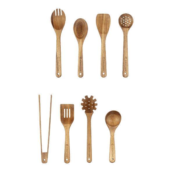CROFTON(R) 				Ustensiles de cuisine en acacia, 4 pcs
