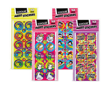 Merit Stickers 168pk or Scratch and Sniff Stickers 84pk