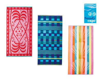 Velour Jacquard Beach Towel