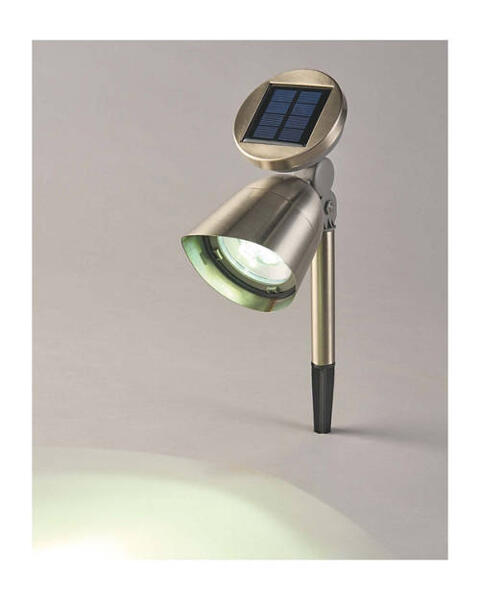 Solar Stainless Steel Spotlight