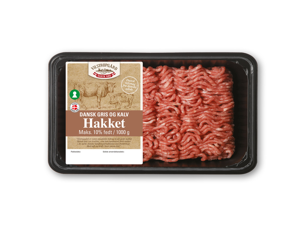 VILSTRUPGÅRD Hakket dansk grise- og kalvekød