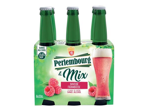 Perlembourg & Mix bière sans alcool saveur framboise