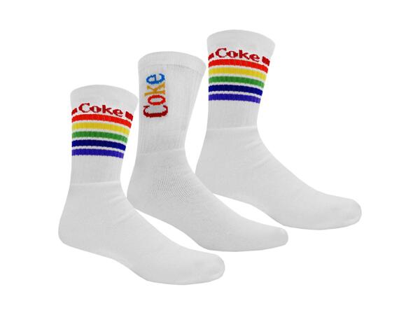 Chaussettes Coca-Cola, 3 paires