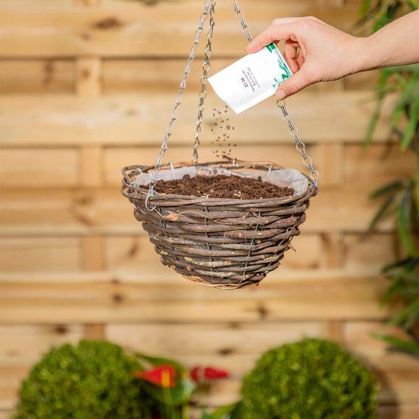 GARDENLINE(R) 				Assortiment de semences avec panier suspendu
