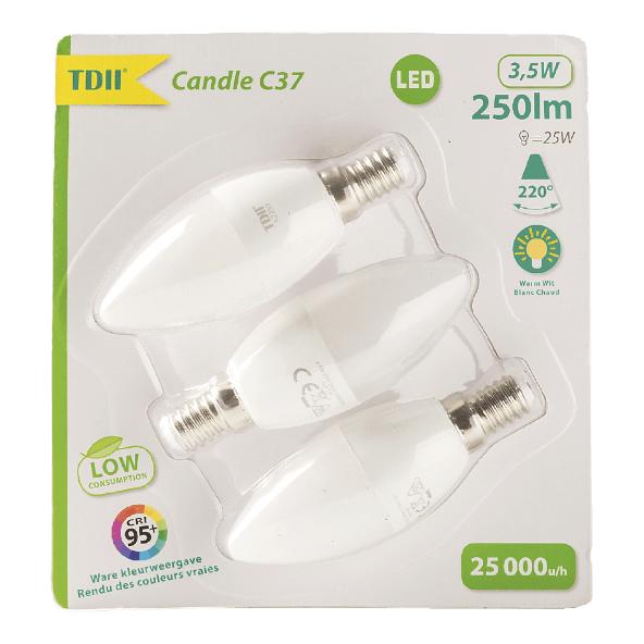 Ledlampen, 3 st.
