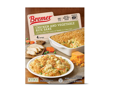 Bremer Meatloaf or Chicken Rice Bake