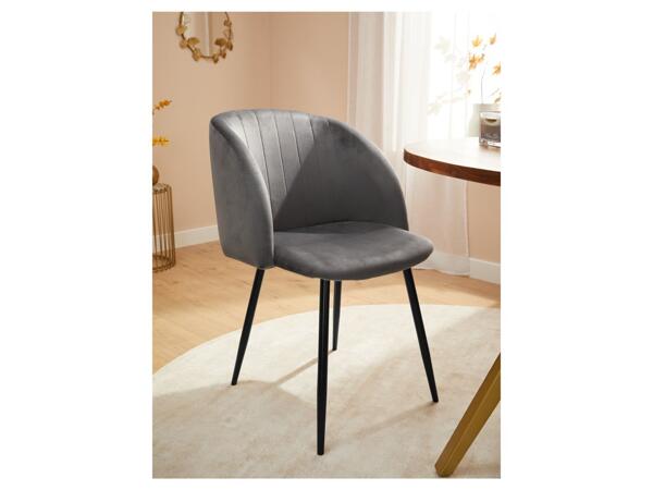 LIVARNO home Velvet Chair
