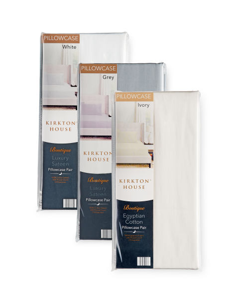 Sateen Pillowcase Pair