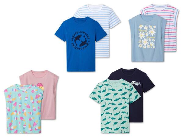 Kinder T-Shirt, 2 Stück