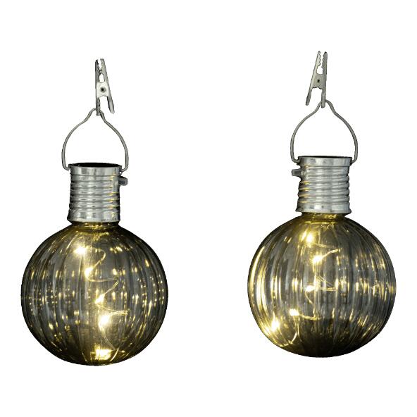 BELAVI(R) 				Solarbetriebene LED-Leuchten, 2 St.