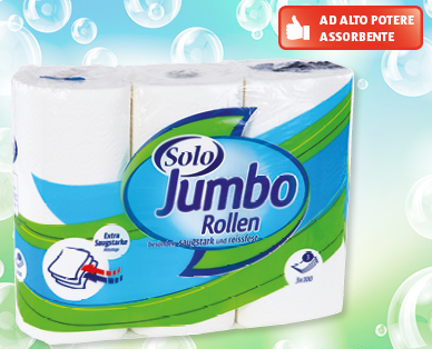 Rotoli da cucina formato Jumbo SOLO