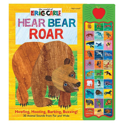 Children's Eric Carle First Words Sound Book - Hear Bear Roar