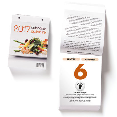 Calendrier culinaire 2017