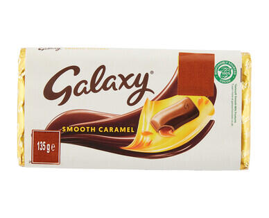 Galaxy Smooth Chocolate Blocks – Milk 110g, Orange 110g or Caramel 135g