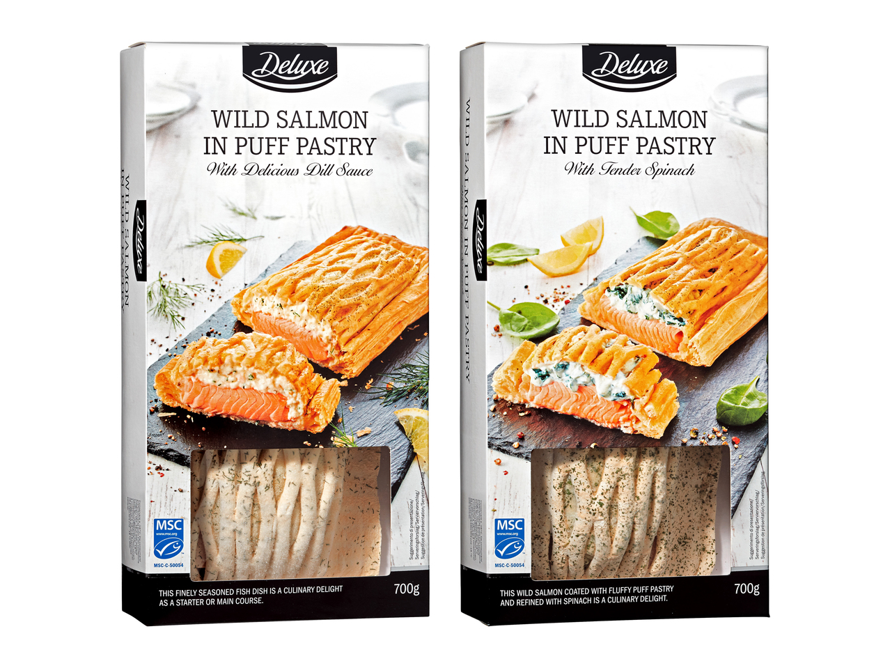 Feuilleté de saumon sauvage