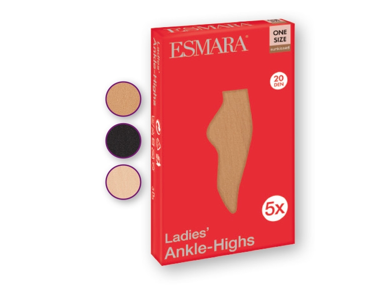 Esmara Ladies' Ankle Highs