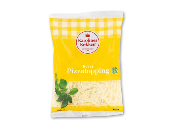 Karolines Køkken pizzatopping