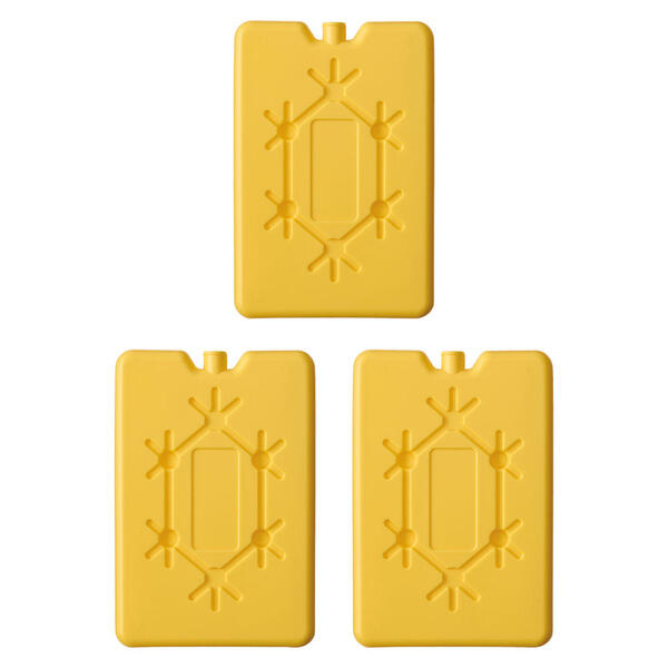 Easy Home Reusable Ice Pack - Yellow, 3 Pack