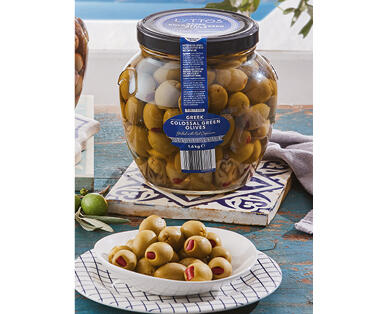 Colossal Greek Olives with Peppers 1.6kg