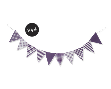 BUNTING FLAGS 50PK