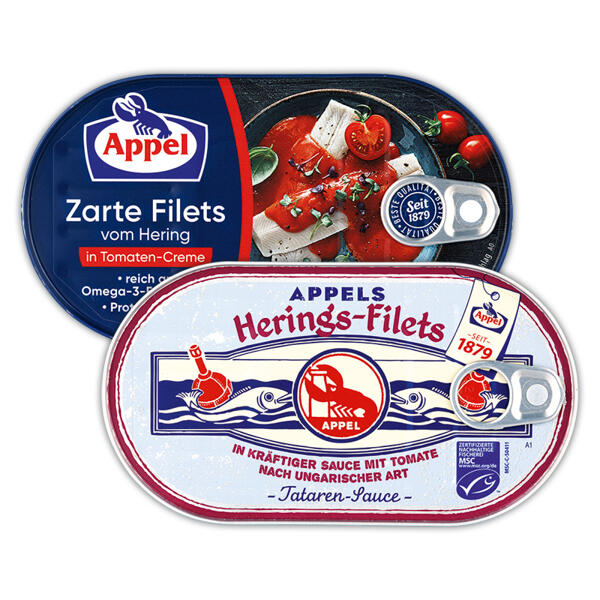 Zarte Filets vom Hering