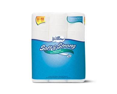 Willow 24 Double Rolls Bath Tissue