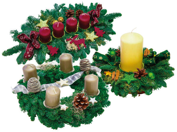 Adventkranz oder Gesteck