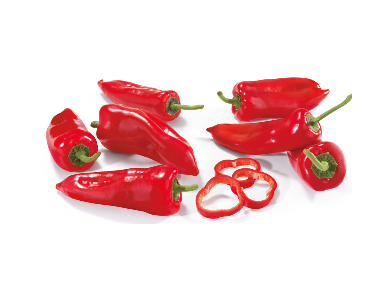 Paprika röd, spetsig