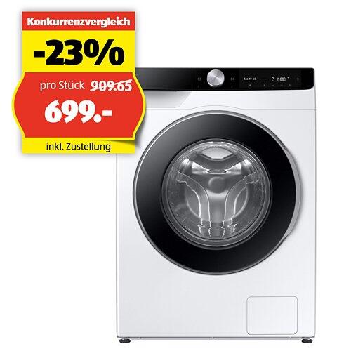 SAMSUNG Waschmaschine WW6400, 9 kg, WW90DG6U85LKU5, Carved black
