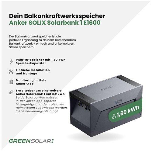 ANKER Solix Solarbank 1 E1600