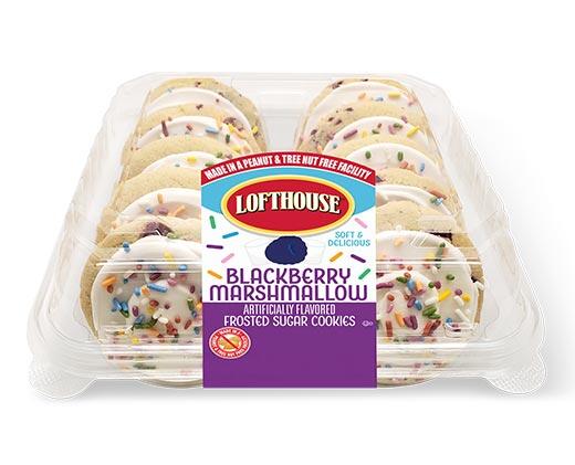 Lofthouse Blackberry Marshmallow Frosted Sugar Cookie