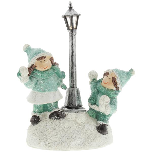 Kinderen met lantaarn ledlamp