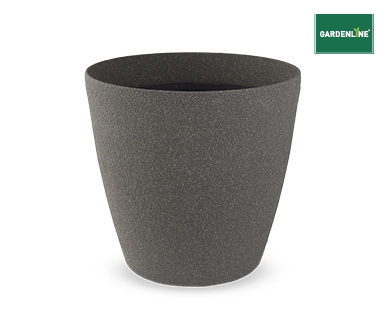 LARGE DECORATIVE STONELITE POT