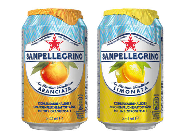 SAN PELLEGRINO Aranciata oder Limonata