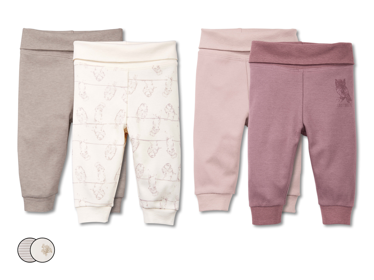 Pantalon molletonné pour bébé, lot de 21