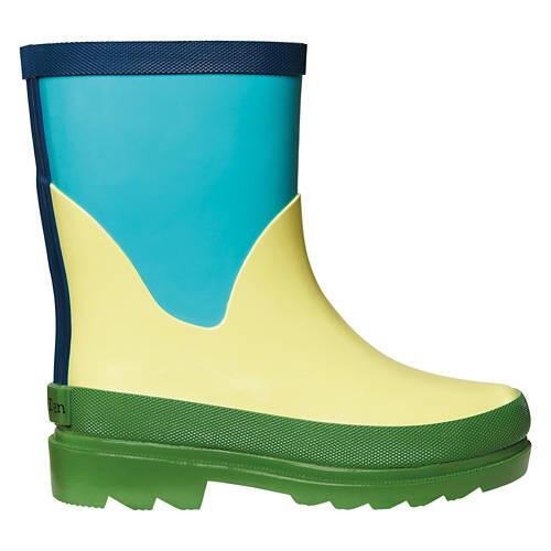 Boy's Rain Boots - Color Block, 9/10