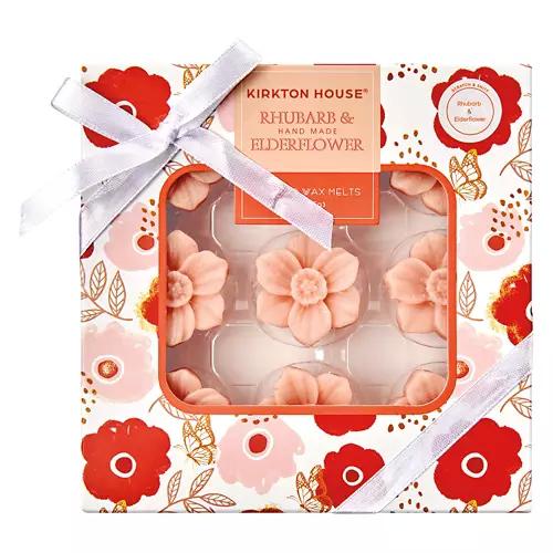 Molded Flower Wax Melts - Rhubarb & Elderflower