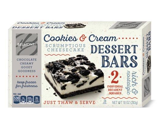 Belmont 
 Cookies and Cream Dessert Bars