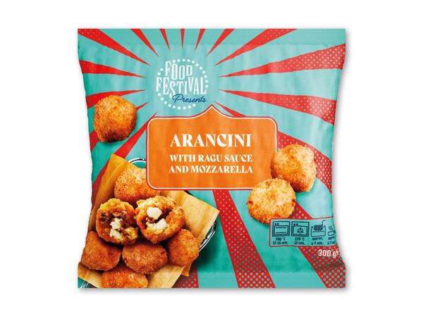 Panerede arancini