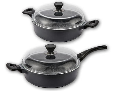 CROFTON(R) Padella in fusione di alluminio con coperchio, 28 cm Ø