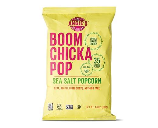 Angie's BOOMCHICKAPOP 
 Sea Salt Popcorn or Sweet & Salty Kettle Corn