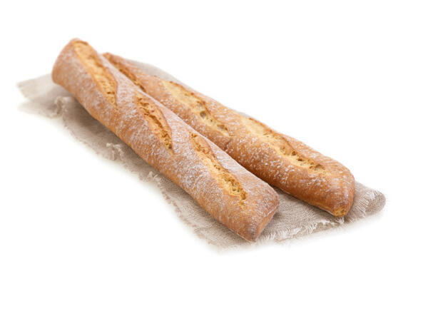 Baguette cuite sur pierre