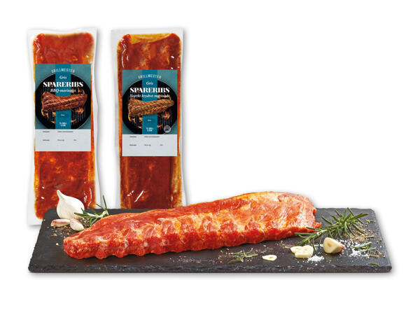 Marinerede spareribs