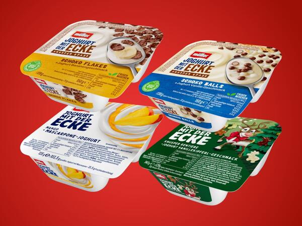 Joghurt mit der Ecke