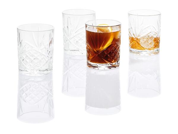 Livarno Home Whisky Glasses - Set of 4