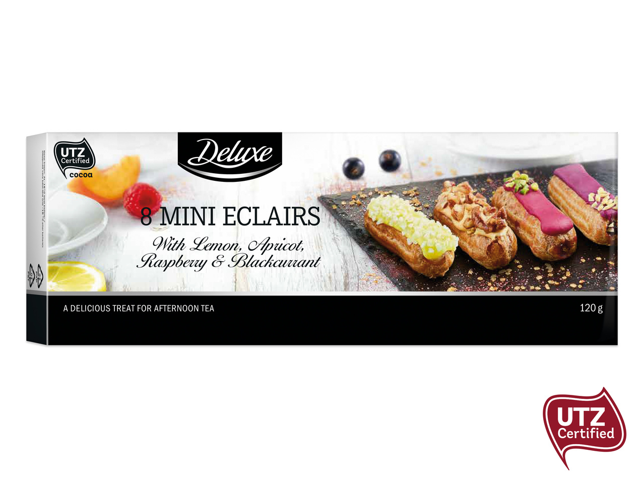 MINI-ÉCLAIR MED FRUKTFYLLNING
