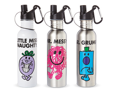 LICENSED STAINLESS STEEL DRINK BOTTLE 750ML