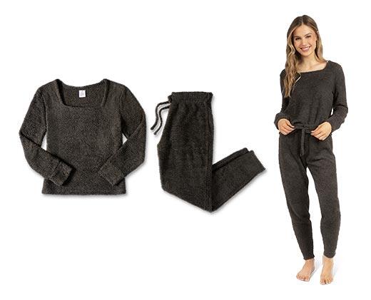 Serra 
 Ladies 2pc Textured Pajama Sets