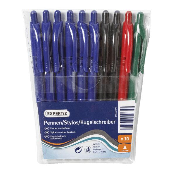 Stylos à bille, 10 pcs
